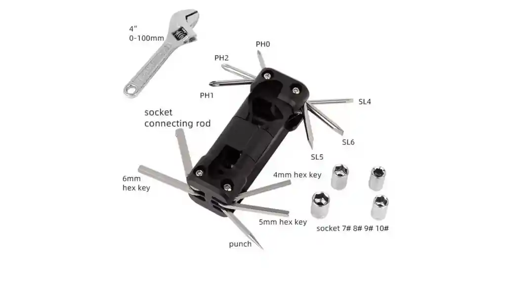 Llave Multifuncional Portatil Para Reparaciones