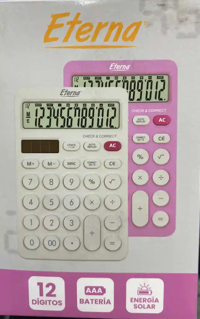 Eterna Solar Calculadora Et1017