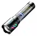 Linterna De Luz Fuerte Multifuncional Recargable