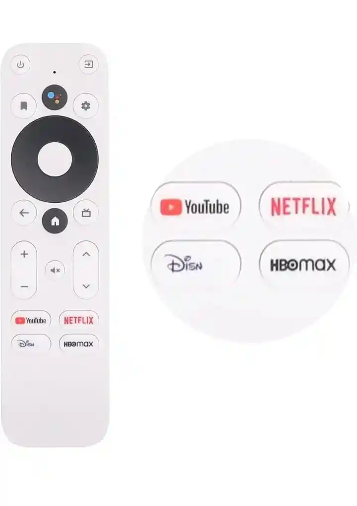 Reemplazo Para Onn Android Tv 4k Uhd Stick Tv Box Control Remoto - Sin Función De Voz