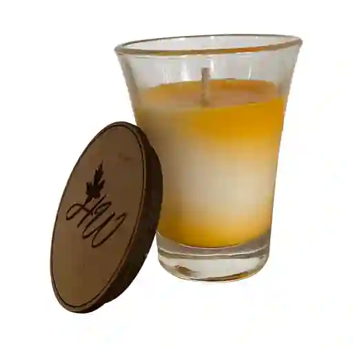 Vela Aromática Pequeña De Cafe De Cera De Palma