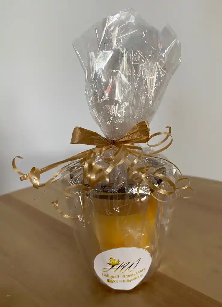 Vela Aromática Pequeña De Chocolate/vainilla De Cera De Palma