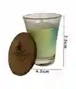 Vela Aromática Pequeña De Limón De Cera De Palma