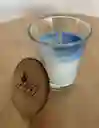 Vela Aromática Pequeña De Limón De Cera De Palma