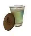 Vela Aromática Pequeña De Maracuyá De Cera De Palma