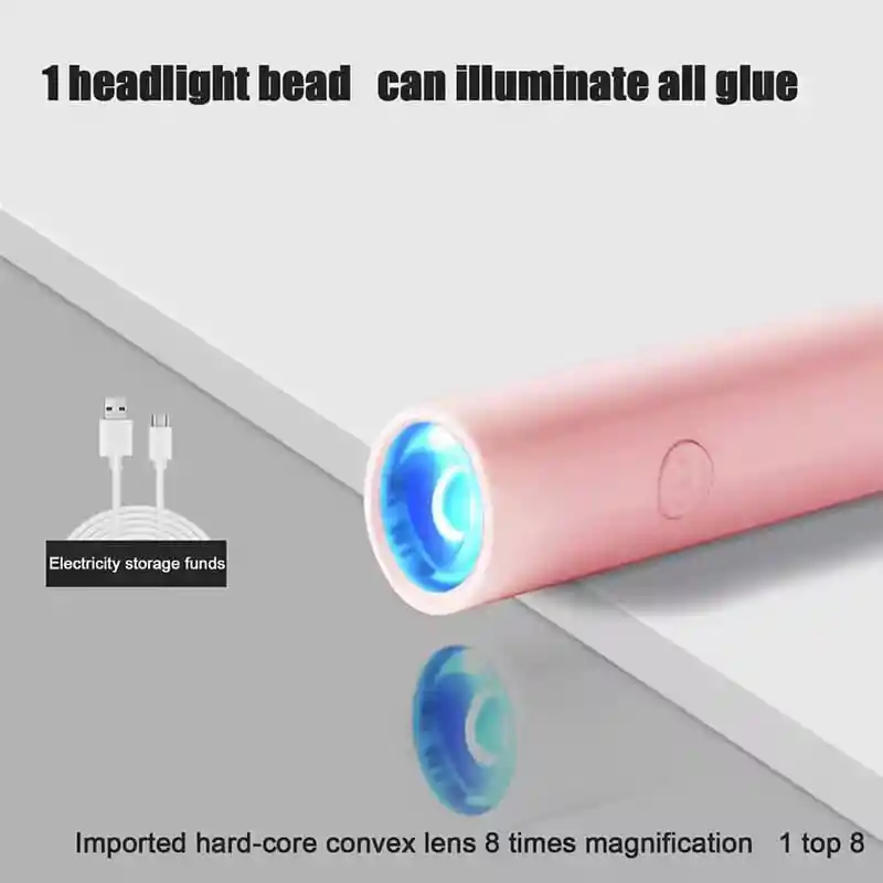 Secador De Uñas Portátil, Lámpara Uv Led Recargable, De Secado Rápido