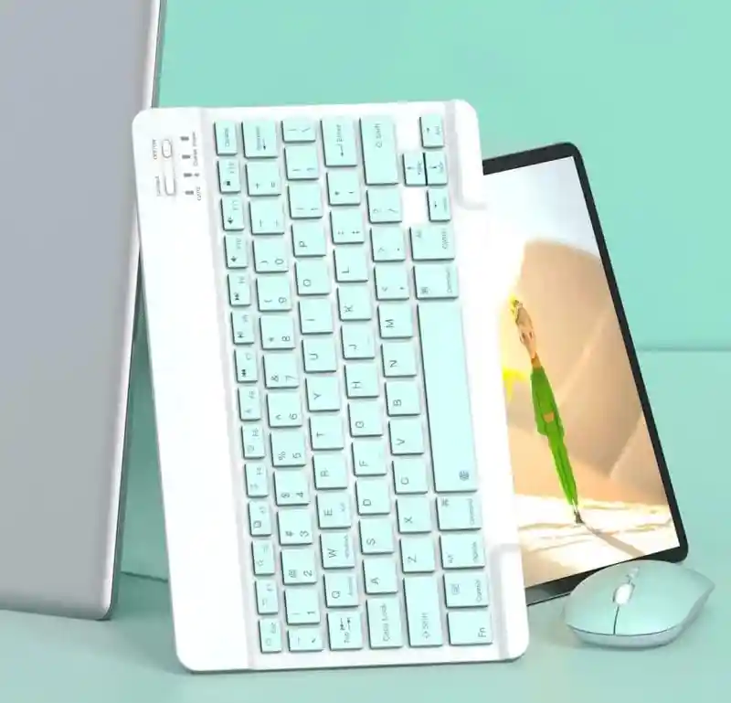 Combo Teclado Mouse Bluetooth Tablet Computador Inalámbricos