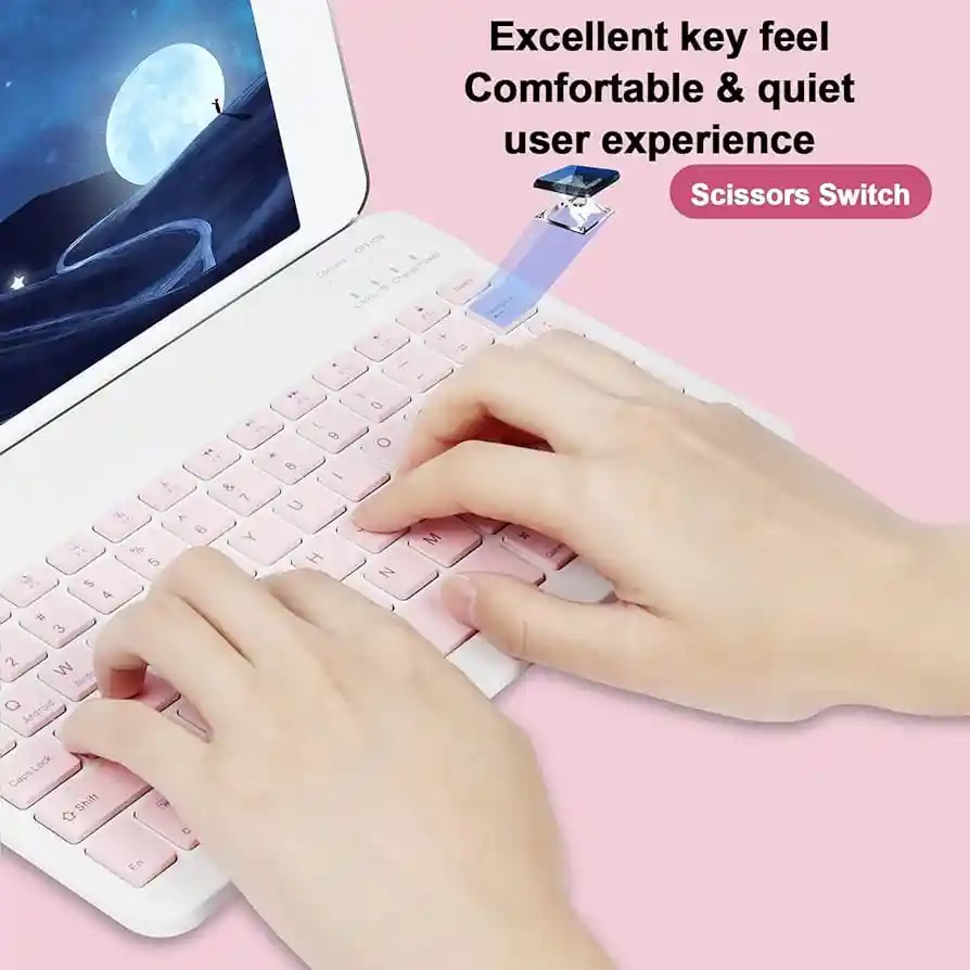 Combo Teclado Mouse Bluetooth Tablet Computador Inalámbricos