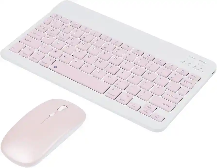 Combo Teclado Mouse Bluetooth Tablet Computador Inalámbricos