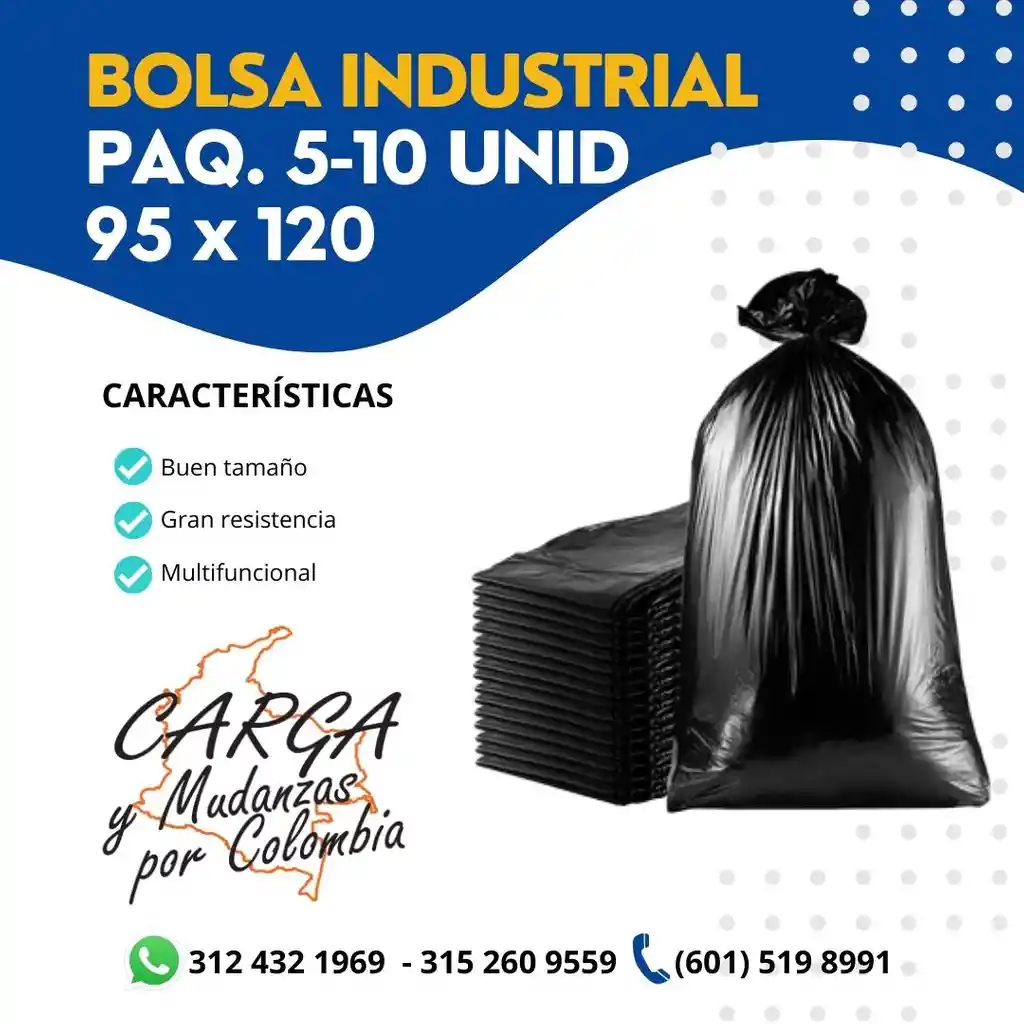 Bolsas Industriales 1.20mts X 1mts - Embalaje
