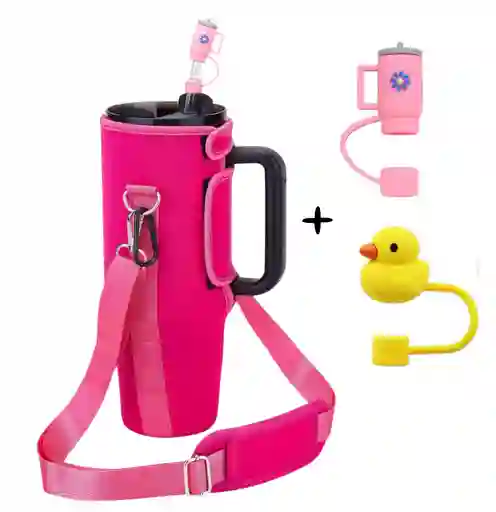Bolso Funda Porta Termo Para Stanley + Protector Pitillo