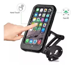 Soporte Holder Bolso Porta Celular Moto Para Espejo Scooter