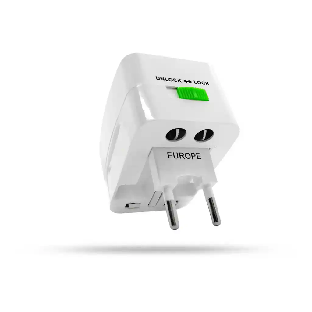 Adaptador Europeo Enchefe Viejero Convertidor Universal