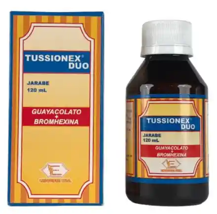 Tussionex Duo (bromhexina +guayacolato) Jarabe 120 Ml