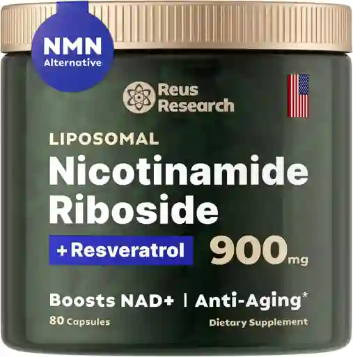 Nad+ Anti-envejecimiento Energy Focus Nicotinamida Ribóstico Resveratrol Americano X 100
