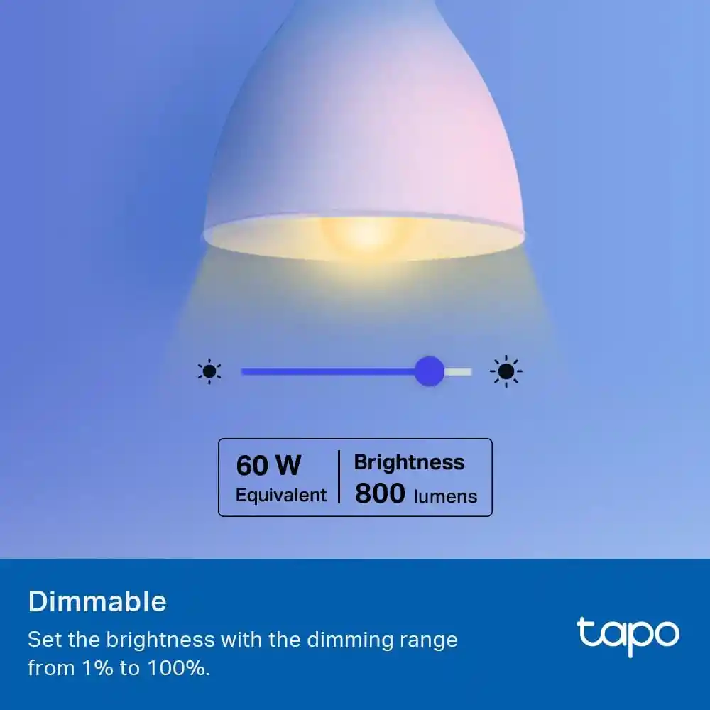 Lampara Smart Tp-link Tapo Ajustable Multicolor Rgb Wifi App