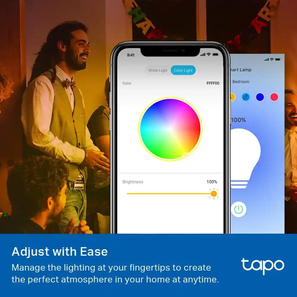 Lampara Smart Tp-link Tapo Ajustable Multicolor Rgb Wifi App