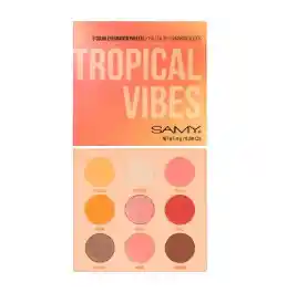 Samy Paleta De 9 Sombras De Ojos 11g (especificar Paleta En El Pedido)