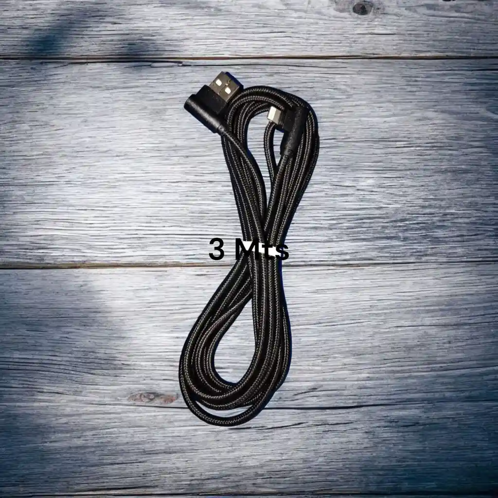 Cable 3 Mts Iphone A Usb Mallado