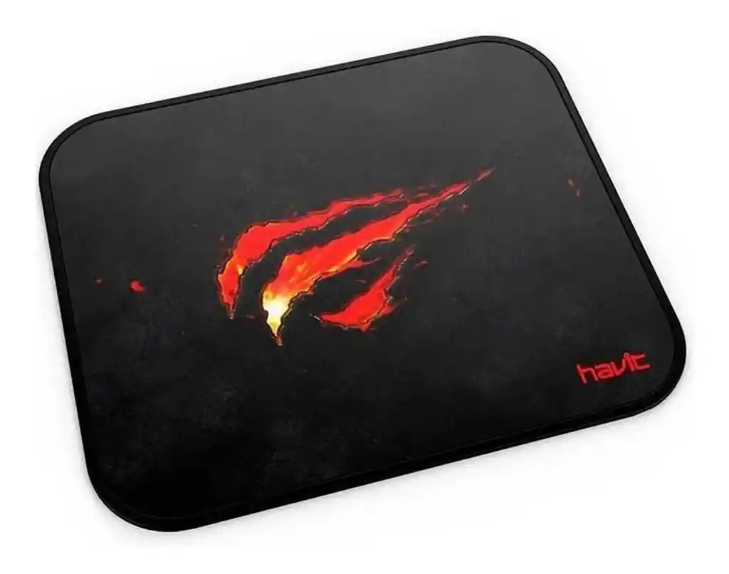 Título De 150 Caracteres: Pad Mouse Gamer Havit Mp837 25x21cm Diseño Garra Negro, Antideslizante, Suave, Compacto, Ideal Para Espacios Reducidos Y Todo Tipo De Mouse