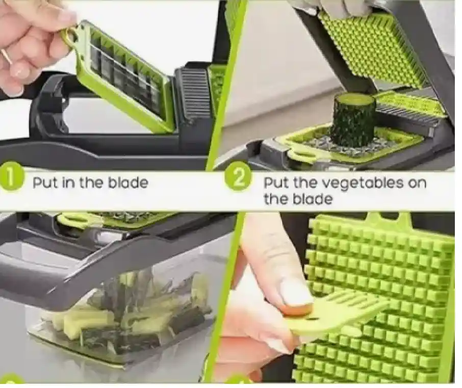 Picador De Verduras Multifuncional 14 En 1