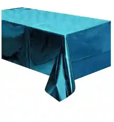 Mantel Fiesta Metalizado 183*137 Azul