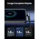 Cable Usb A Usb C 90° Ugreen 480 Mbps Carga Rápida 18w Nylon Trenzado 2m