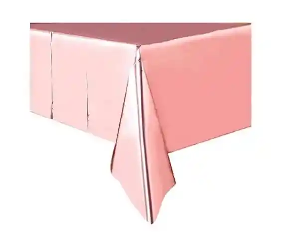 Mantel Fiesta Metalizado 183*137 Oro Rosa