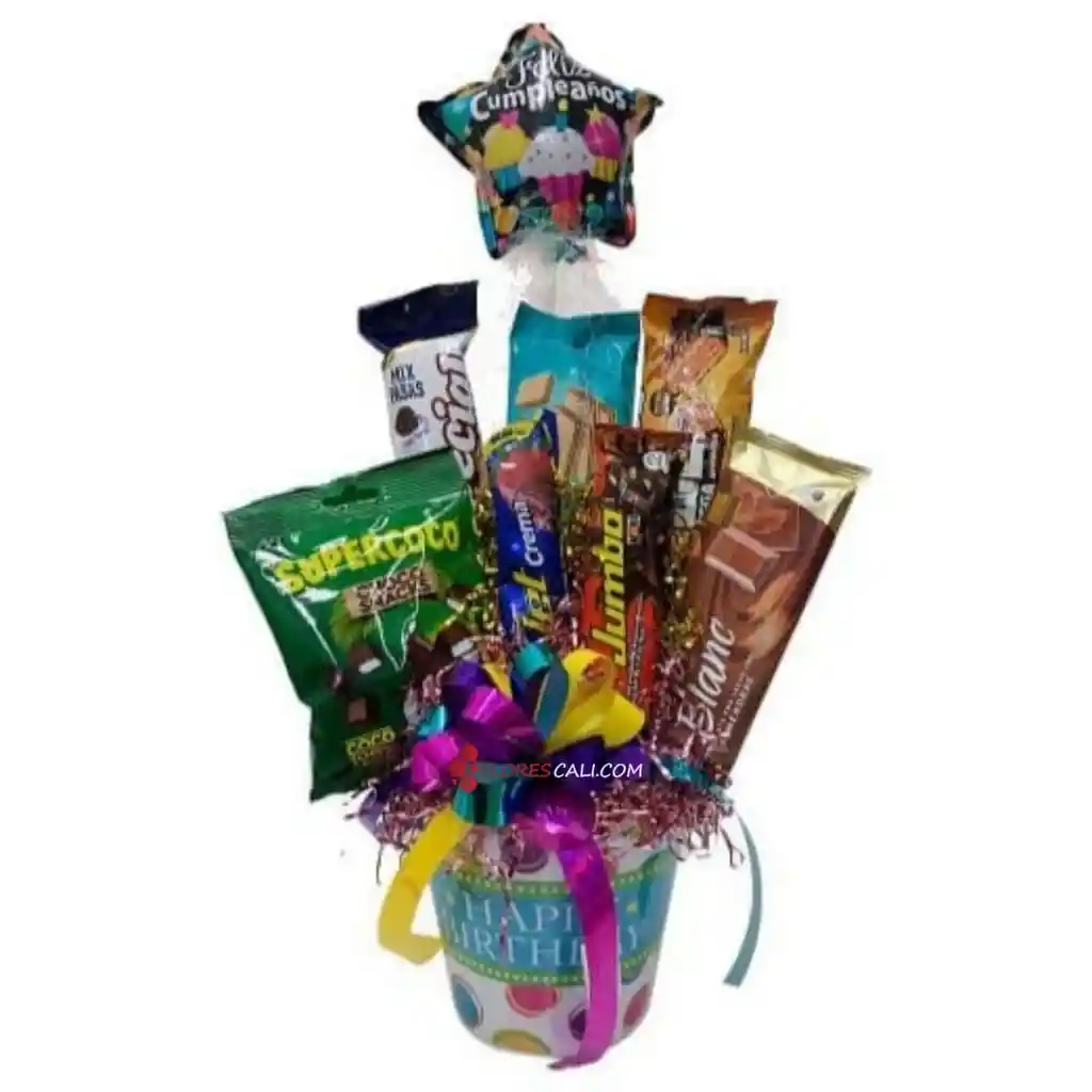 Ancheta Dulces Y Globo Pequeño