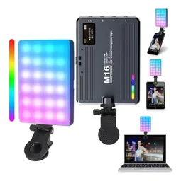 Panel Rgb Portátil De Bolsillo Iluminación Led M16 Cámara Led