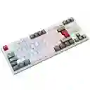 Teclado Gamer Mecánico Royal Kludge R87 Tkl Rgb 80% White (español)