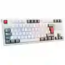 Teclado Gamer Mecánico Royal Kludge R87 Tkl Rgb 80% White (español)
