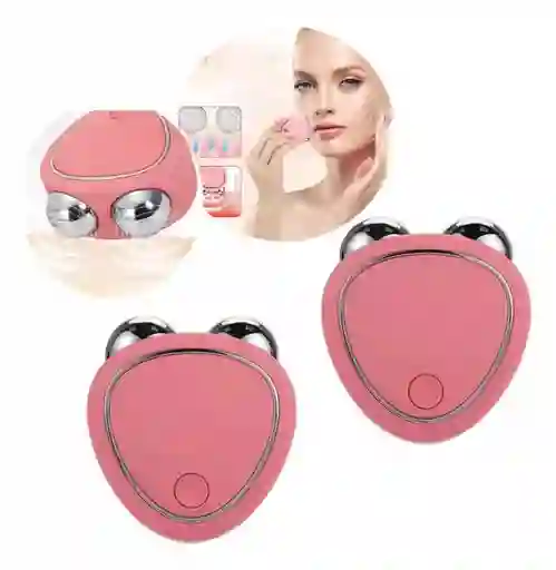 Masajeador Facial H-v, Microcorriente Rodillo Estiramiento