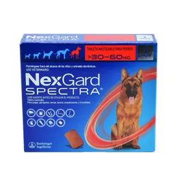 Nexgard Spectra 30 A 60 Kg Nexgardspectra 30 A 60 Kg Antipulgas Y Antigarraparas