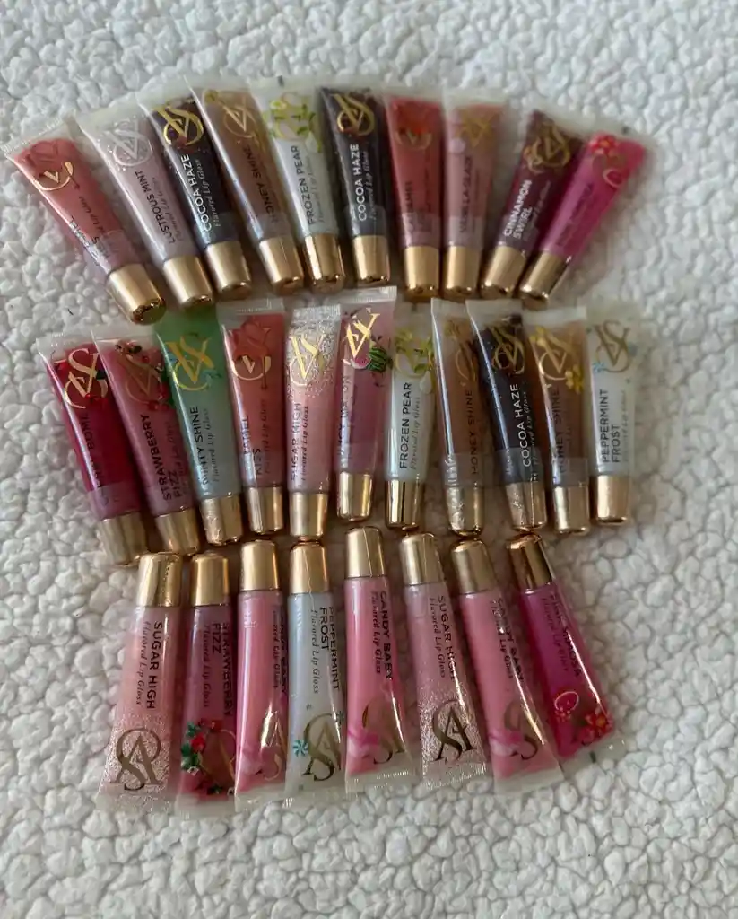 Victoria Secret Brillo Labial Con Escarchas Colorido Estlos Variados