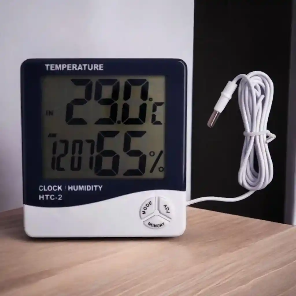 Reloj Temperatura Termohigrometro Con Sonda
