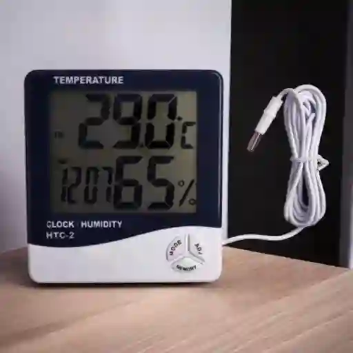 Reloj Temperatura Termohigrometro Con Sonda