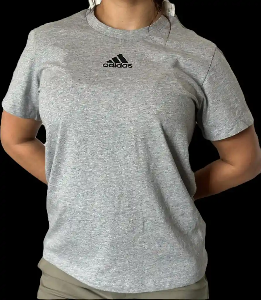 Camisa Dama Adidas Cuello Redondo Talla S Holgado Comodo