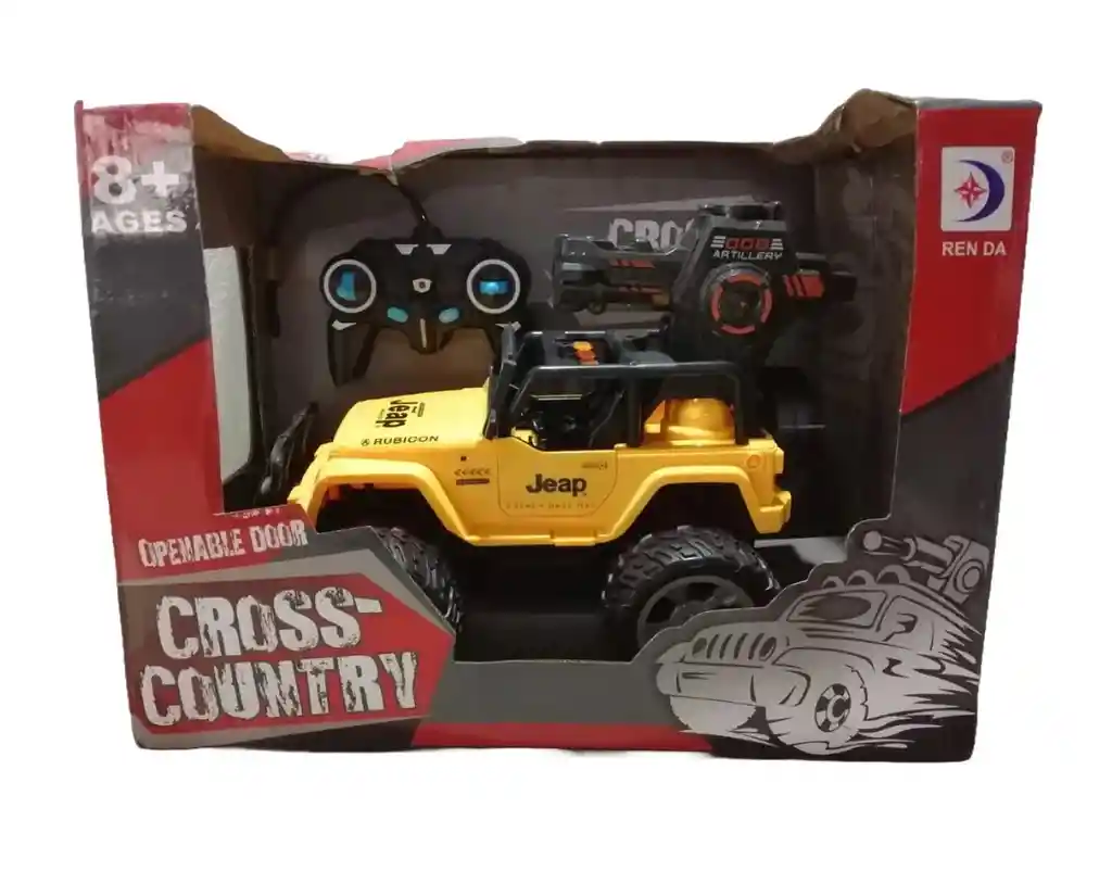 Carro Jeep Con Cañon Para Bolas Hidrogel A Control Remoto