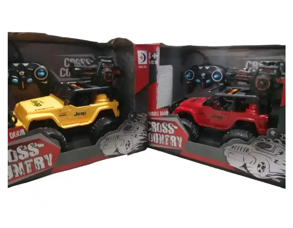 Carro Jeep Con Cañon Para Bolas Hidrogel A Control Remoto