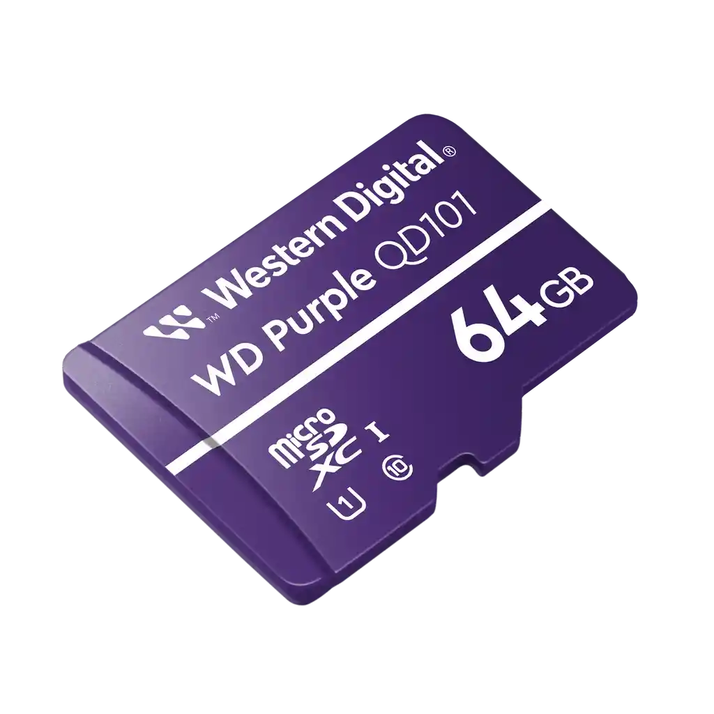 Memoria Wd Purple Sc Ultra Endurance Microsd Card - 64gb