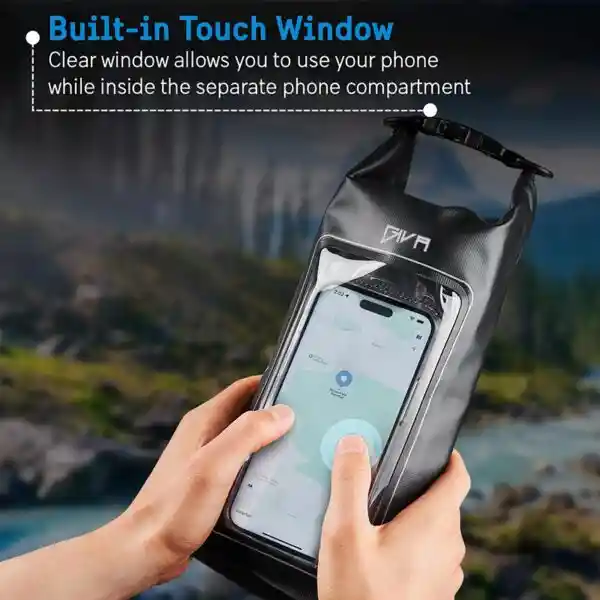 Dry Bag Porta Celular Giva 100% Impermeable 2 Lts Blanco