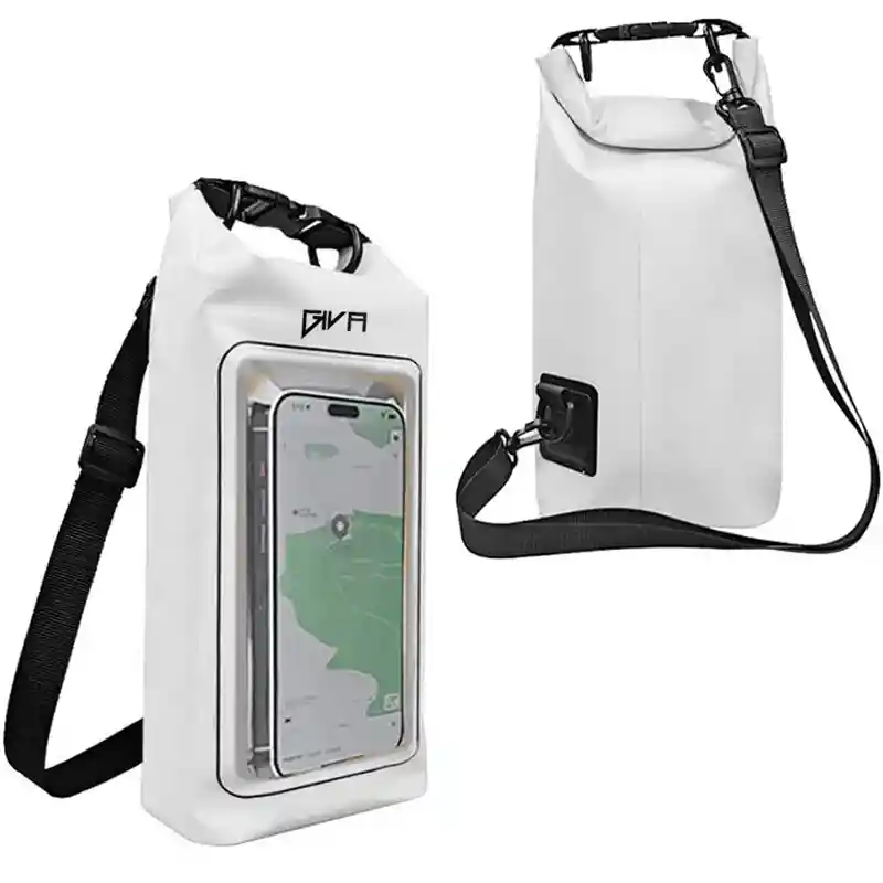 Dry Bag Porta Celular Giva 100% Impermeable 2 Lts Blanco