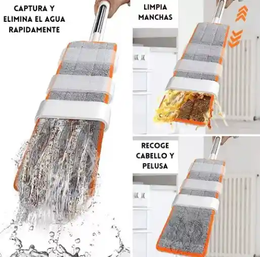 Trapeador 2en1 Mopa Escurridor
