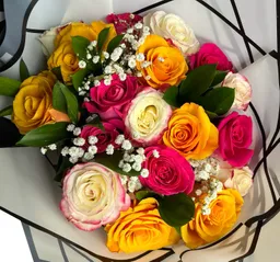 Flores Rosas X18 Surtidas Ramo