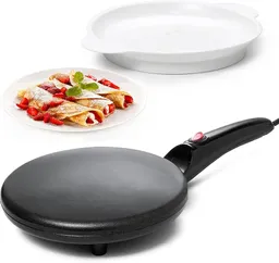 Plancha Maquina Crepas Crepes Portátil Antiadherente Interruptor