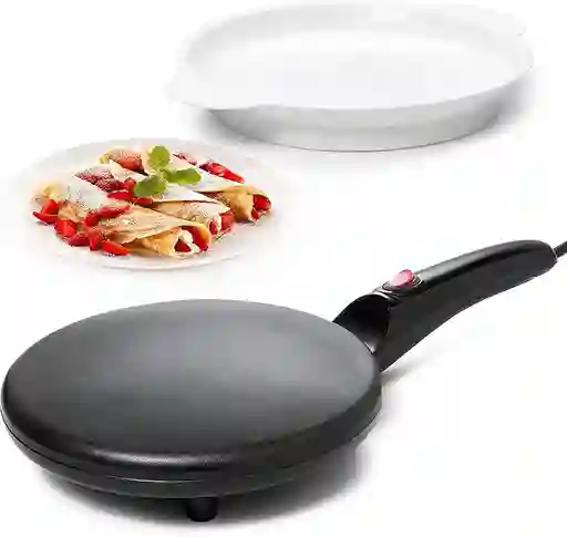Plancha Maquina Crepas Crepes Portátil Antiadherente Interruptor