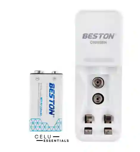 Batería Recargable Beston 9v Con Pila 9v