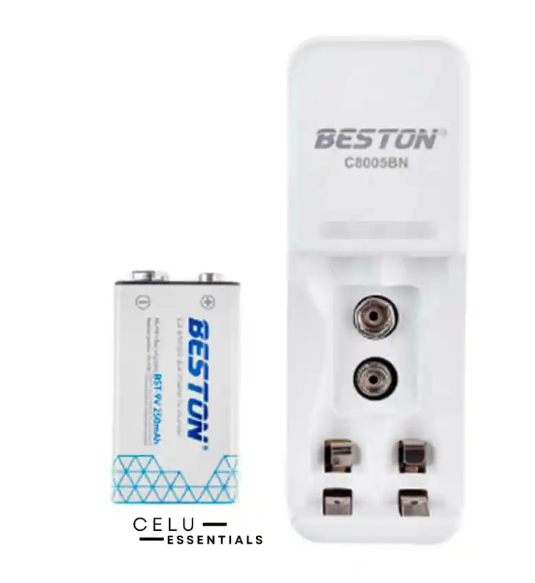 Batería Recargable Beston 9v Con Pila 9v