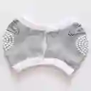 Rodilleras Grises De Algodón Antideslizantes Para El Gateo Del Bebé, Hechas En Material Hipoalergénico, Ajustables, Protegen Contra El Frio Del Suelo, En Colores Llamativos